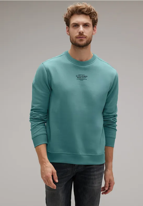 Street One Pullover mit Wording Begrenztes Angebot