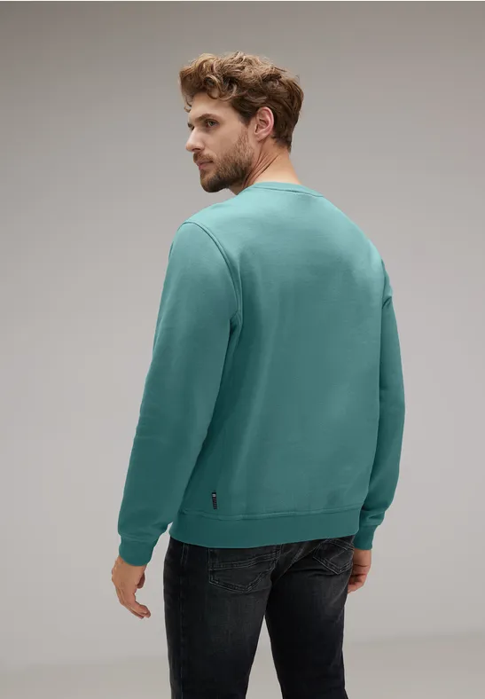 Street One Pullover mit Wording Begrenztes Angebot