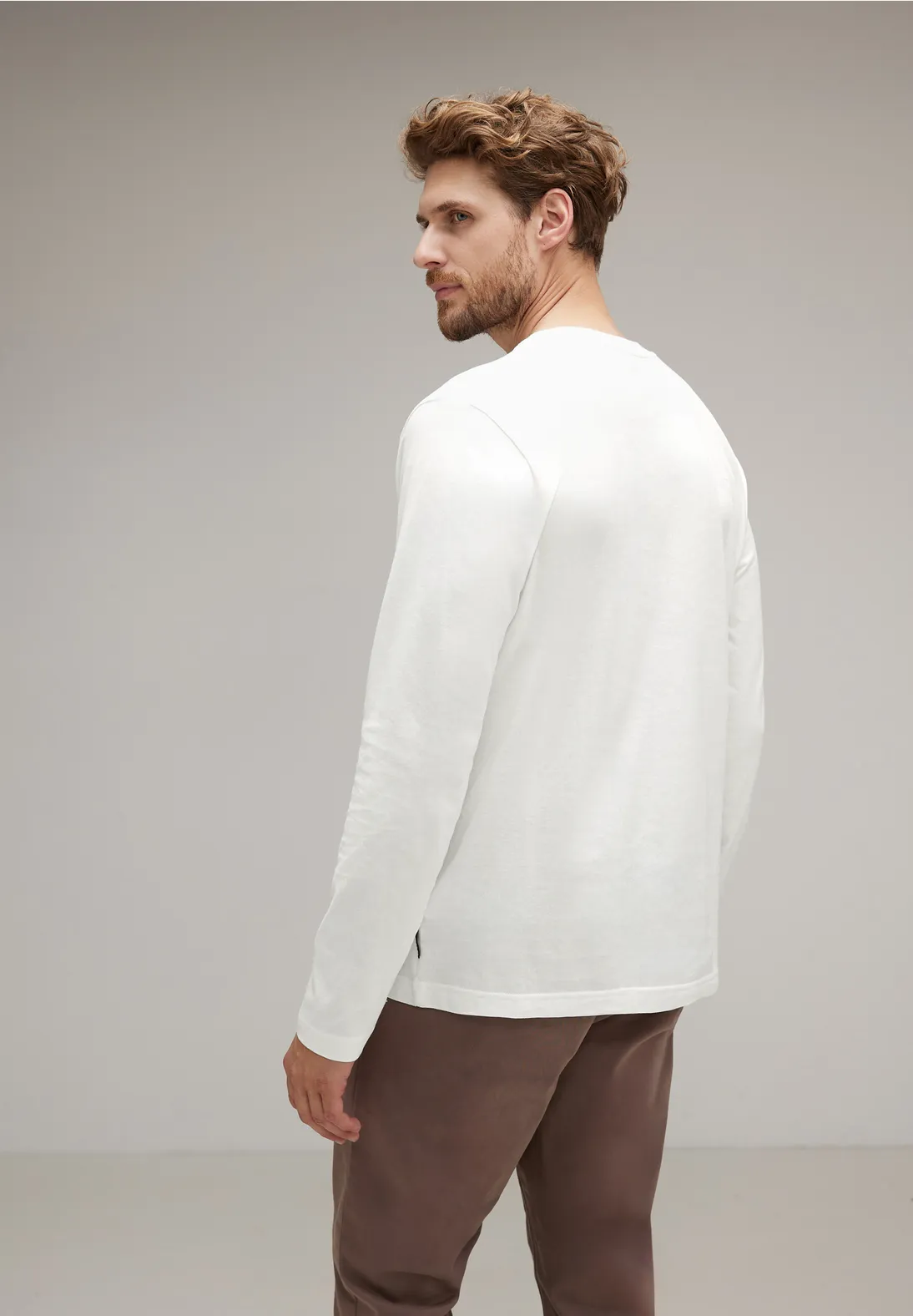 Street One Langarmshirt mit Brustprint Online Shopping