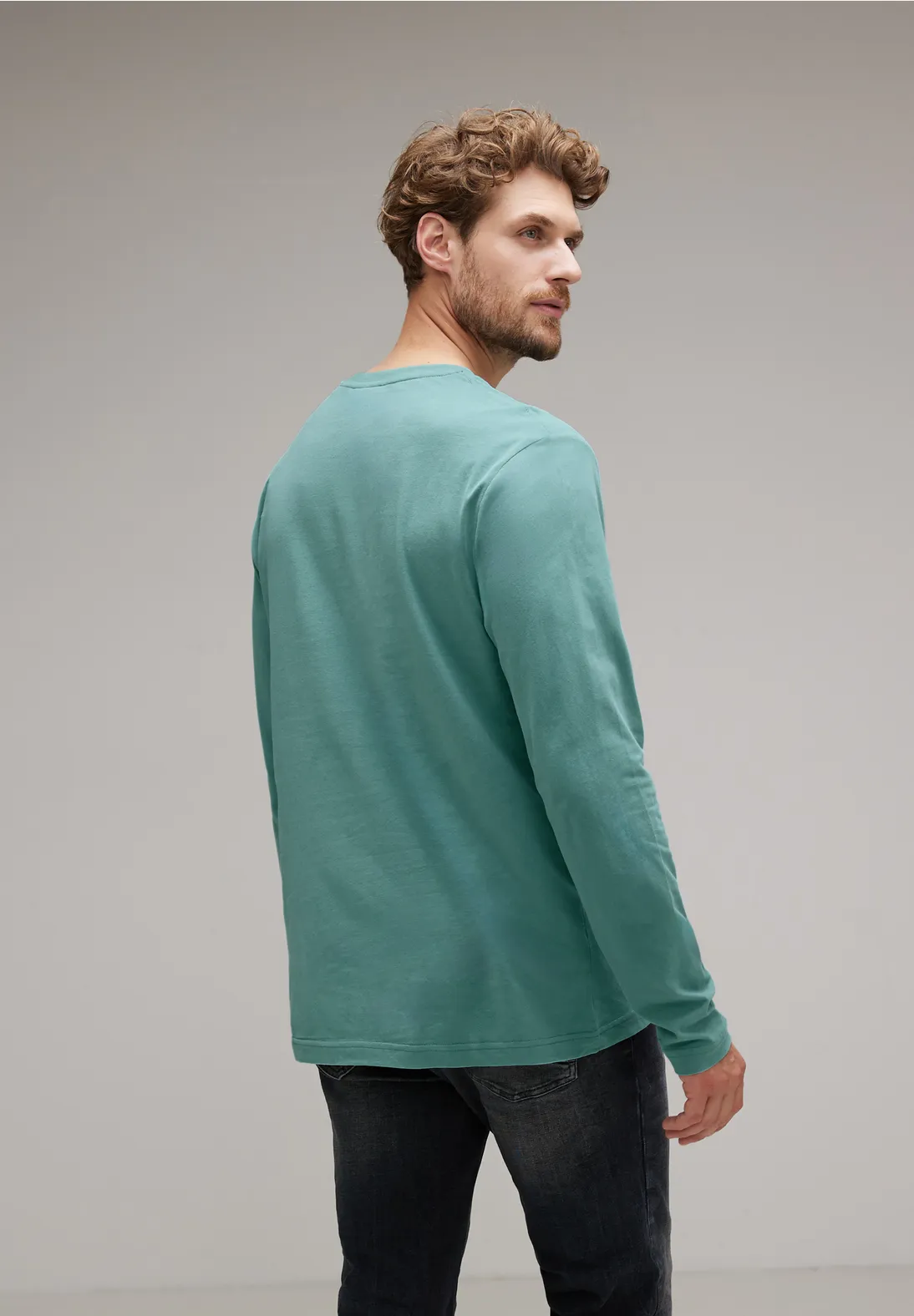 Street One Langarmshirt mit Brustprint Exklusivangebot