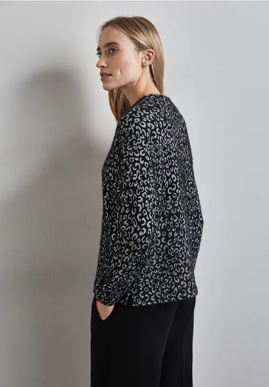 Street One Flauschiges Leo-Shirt Blitzangebot