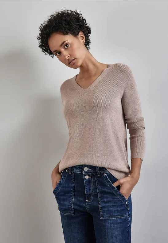 Street One Basic Pullover Tiefpreis
