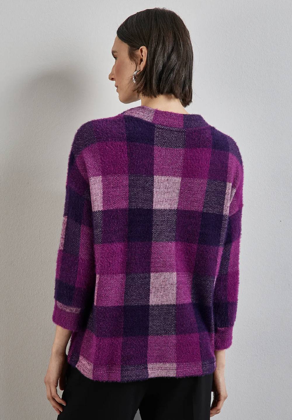 Street One Kariertes Turtleneck Shirt Letzte 3 Tage