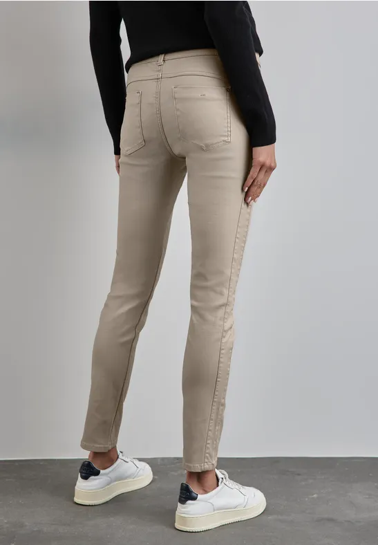Street One Beschichtete Slim Fit Hose - Style YORK Bis zu 55% Rabatt
