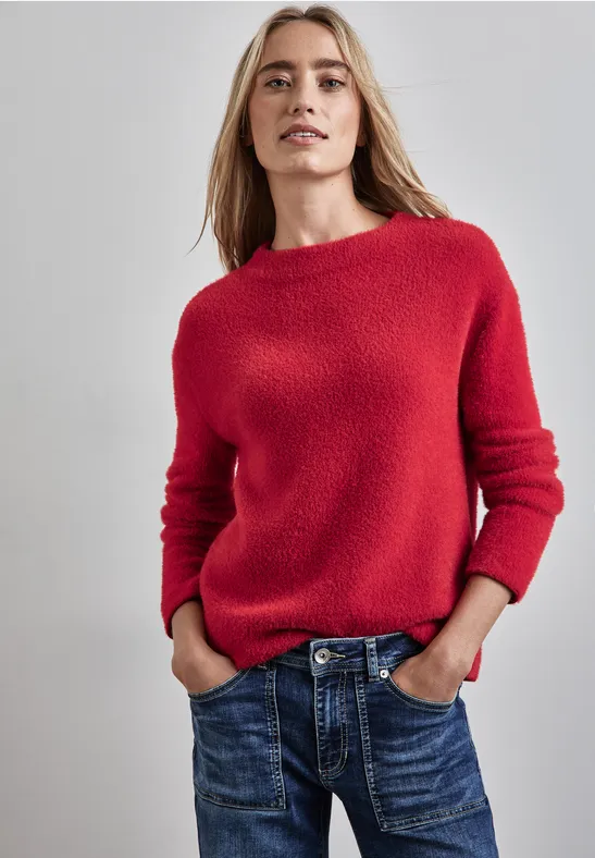 Street One Federgarn Pullover Nur noch ein Tag übrig