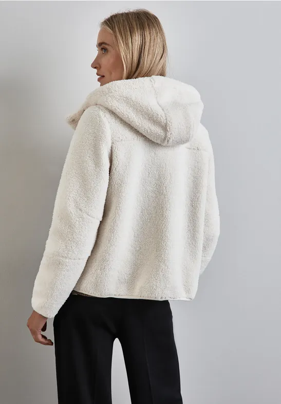 Street One Teddy-Jacke mit Kapuze Riesige Rabatte