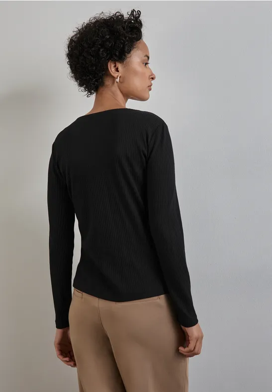 Street One Shirt mit Herzausschnitt Im Verkauf