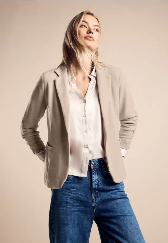 Street One Basic Blazer mit Raffungen im Angebot
