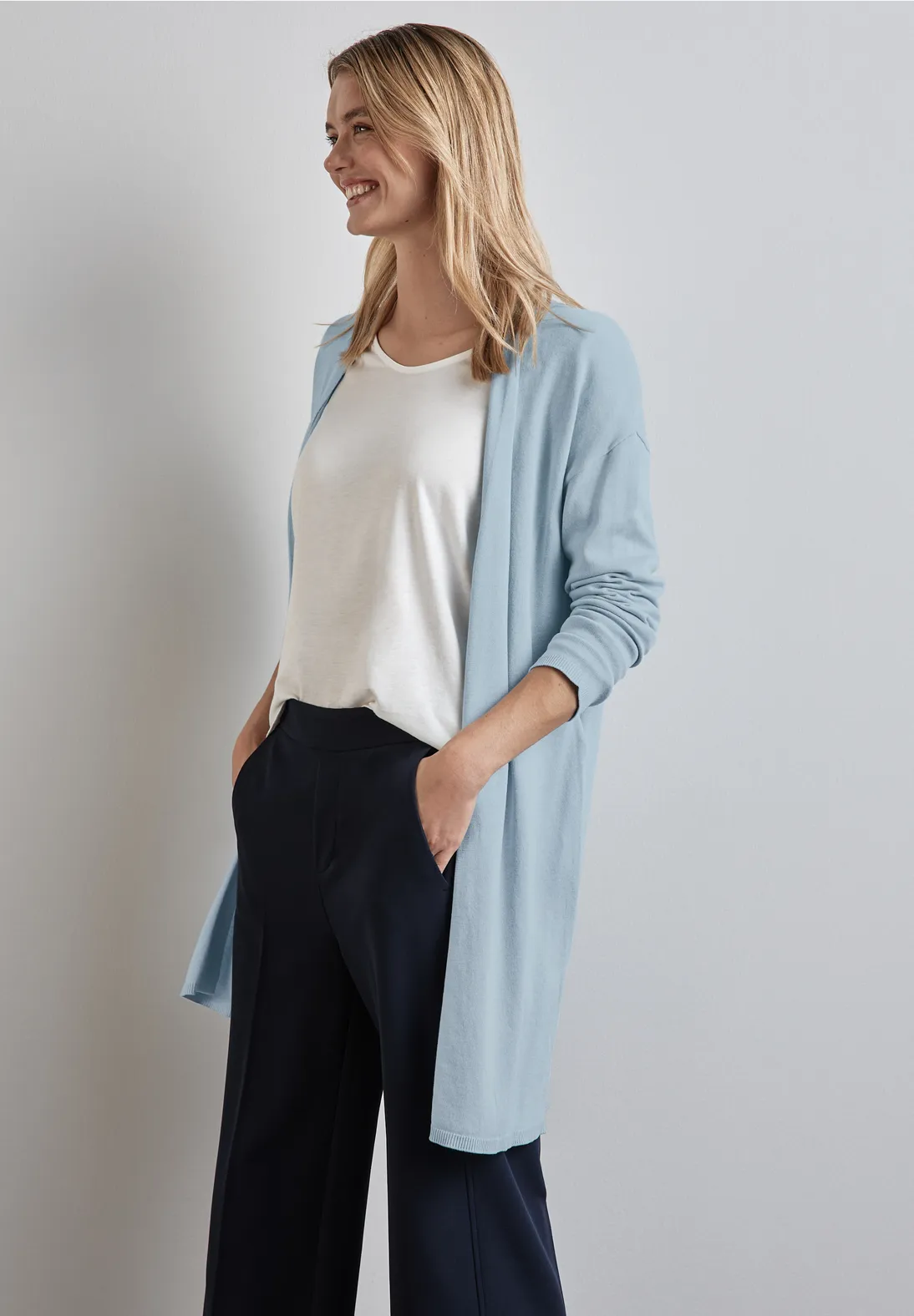 Street One Langer Feinstrickcardigan