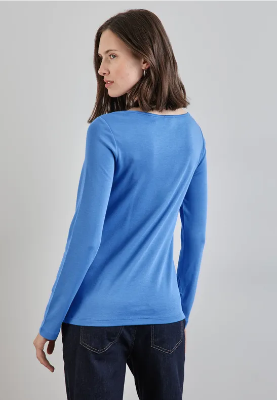 Street One Basic Langarmshirt - Style LANEA Limitierter Zeitrabatt