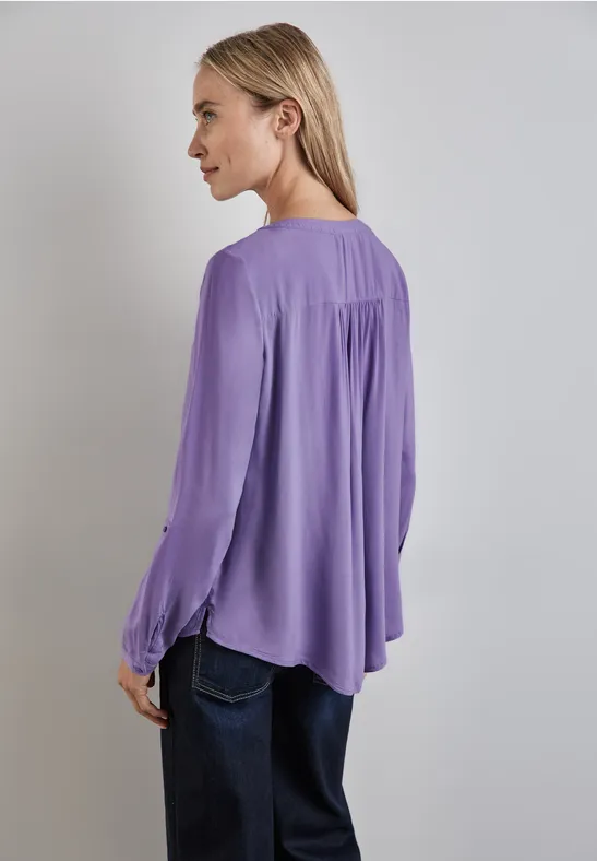Street One Basic Bluse in Unifarbe Fabrikpreis