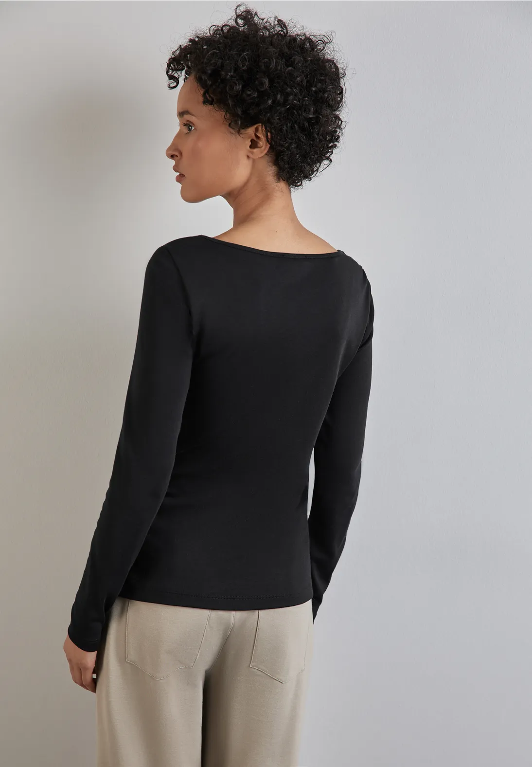 Street One Shirt mit U-Boot-Ausschnitt Rabatt