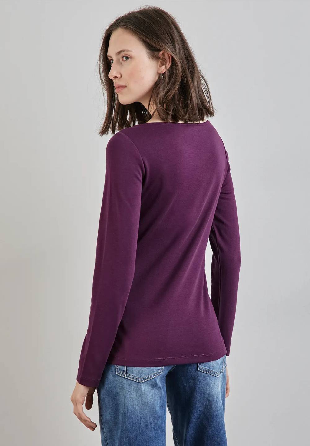 Street One Basic Langarmshirt - Style LANEA Günstig kaufen