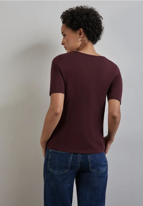 Street One T-Shirt mit Rundhals Begrenztes Angebot